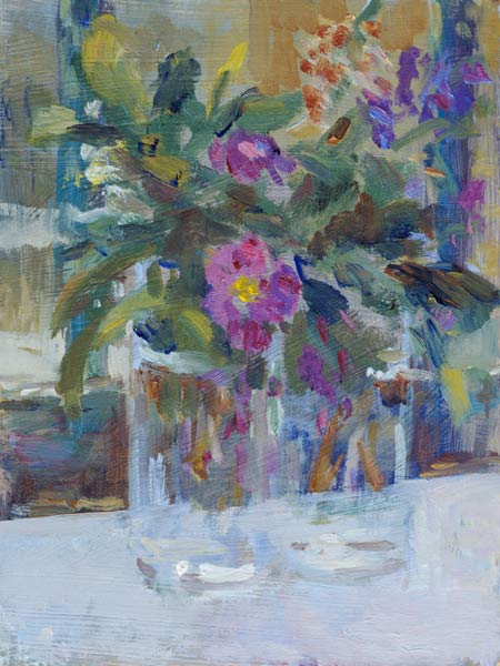 March Flowers (oil on canvas)  van Karen  Armitage