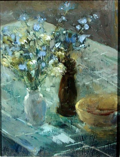 Myosotis Bleu, 2002 (oil on canvas)  van Karen  Armitage