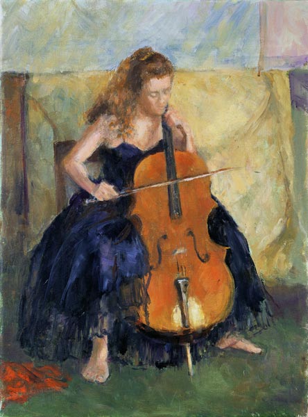 The Cello Player, 1995  van Karen  Armitage