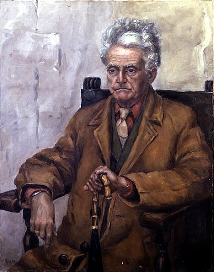 The Pensioner (oil on canvas)  van Karen  Armitage