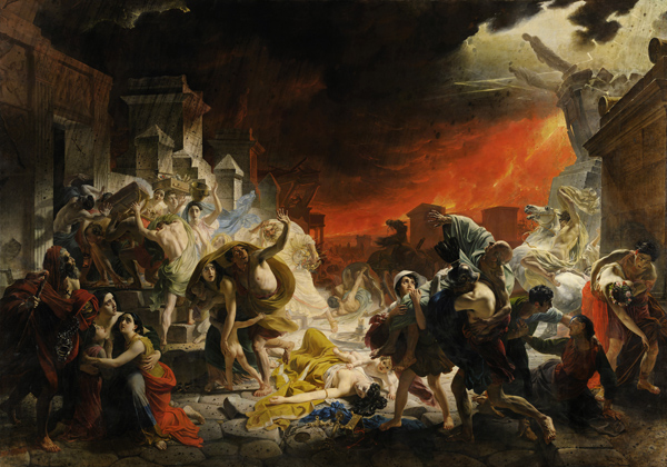 Der letzte Tag von Pompeji. van Karl Pavlovich Bryullov