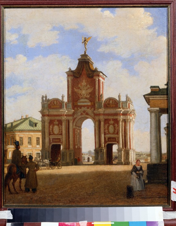 The Red Gates in Moscow van Karl-Fridrikh Petrovich Bodri