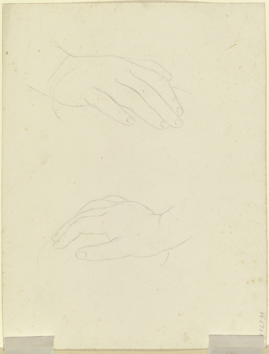 Two resting hands van Karl Sandhaas