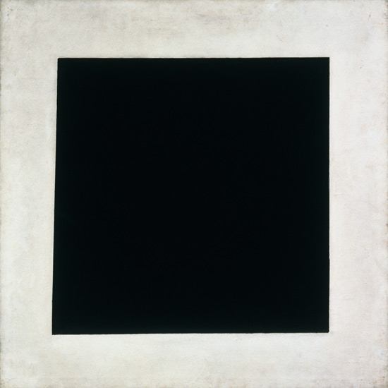 Das schwarze Quadrat van Kasimir Sewerinowitsch Malewitsch