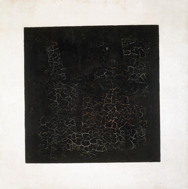 Das schwarze suprematistische Quadrat van Kasimir Sewerinowitsch Malewitsch