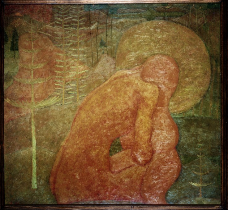 Sketch for a fresco painting. Prayer van Kasimir Sewerinowitsch Malewitsch