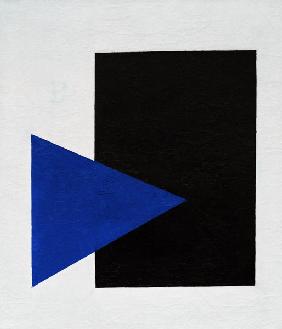 Malevich / Black Square, Blue Triangle