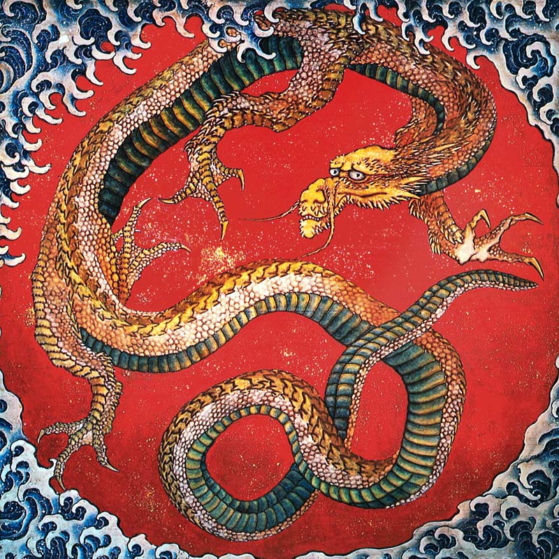 Dragon van Katsushika Hokusai