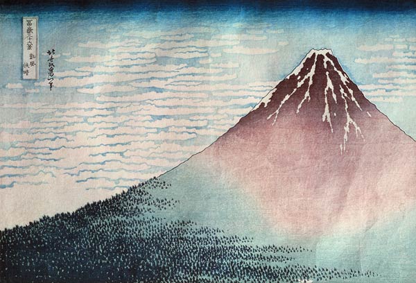 Fuji in Clear Weather'', from the series ''36 Views of Mount Fuji'' (Fugaku sanjurokkei) (see also 7 van Katsushika Hokusai