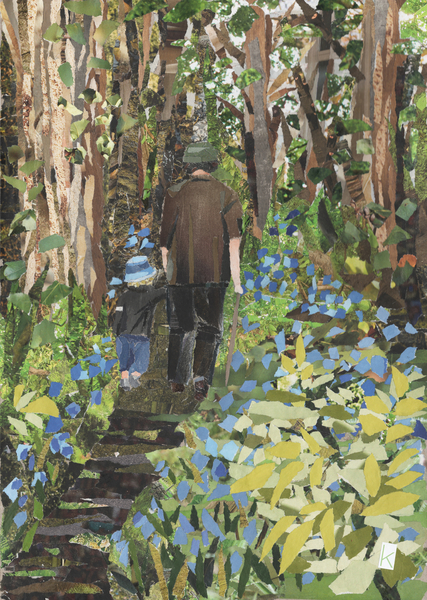 Among The Bluebells van Kirstie Adamson