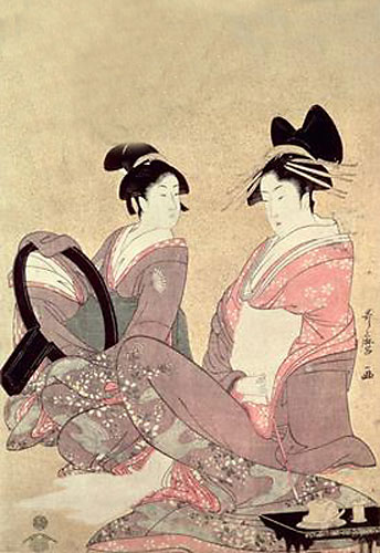 The Courtesan Hana-Murasaki van Kitagawa  Utamaro