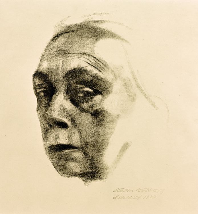 Self-portrait van Käthe Kollwitz