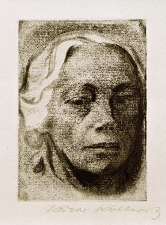Self-portrait van Käthe Kollwitz
