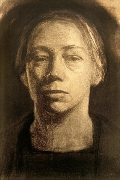 Zelfportret  1904  van Käthe Kollwitz