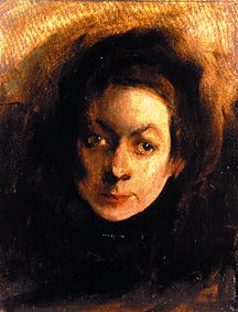 Portrait der Malgorzata Matzke van Konrad Krzyzanowski