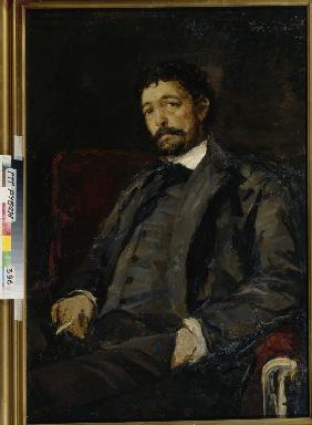 Portrait of the opera singer Angelo Masini (1844-1926)