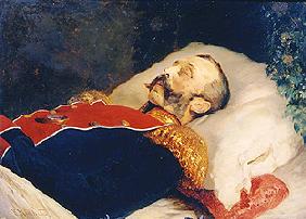 Zar Alexander II. auf dem Totenbett