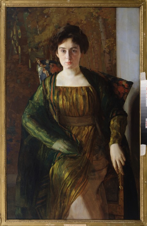 Portrait of Henrietta Hirshmann van Konstantin Somow