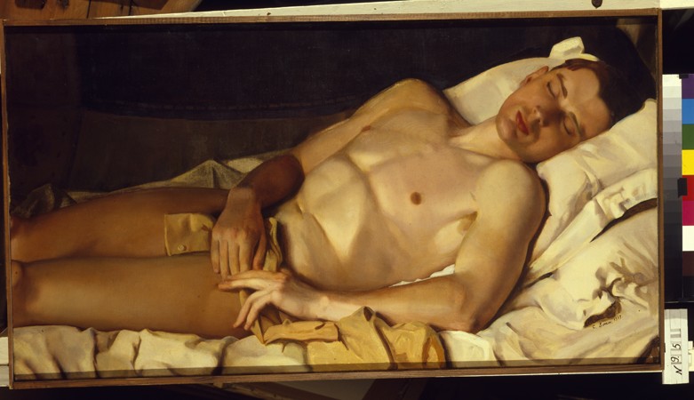 Nude Boy (Boris Snezhkovsky) van Konstantin Somow