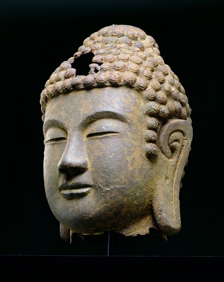 Head of Buddha, Korean, late 8th, early 9th century AD van Korean School