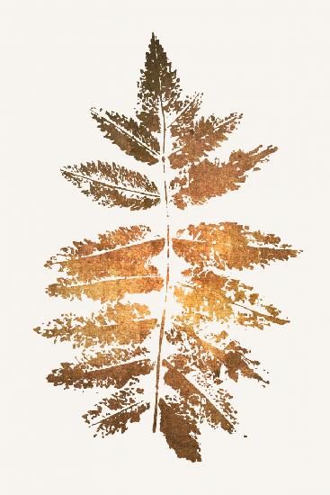 Oak Leaf Print (gold)