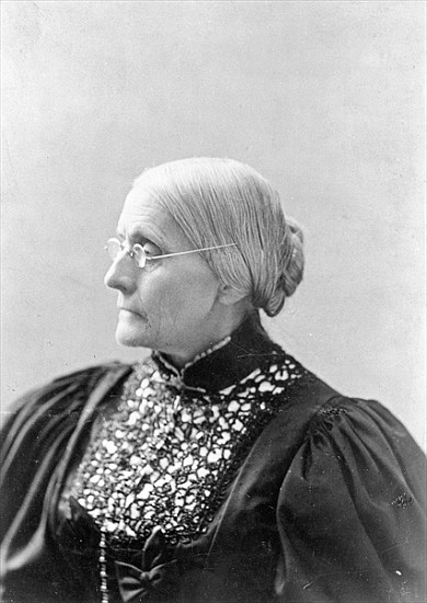 Susan Brownell Anthony (1820-1906) c.1890-1906 van L. Condon