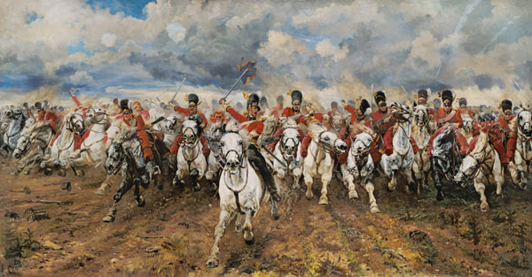 Scotland For Ever! 1881 (oil on canvas)  van Lady (Elizabeth Southerden Thompson)  Butler