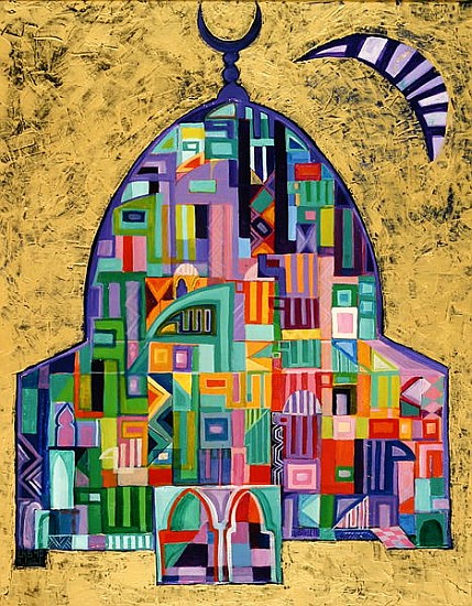 The House of God II, 1993-94 (acrylic on canvas)  van Laila  Shawa