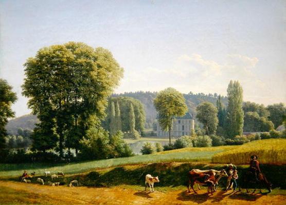 Landscape with Animals, 1806 (oil on canvas) van Lancelot Theodore Turpin de Crisse