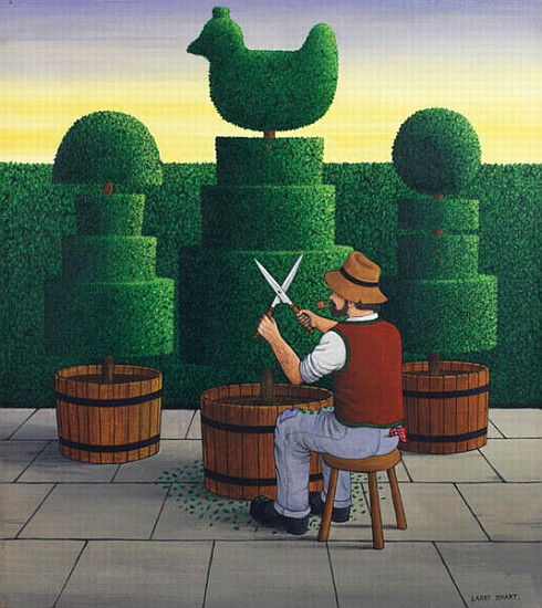 The Gardener, 1986 (acrylic on linen)  van Larry  Smart