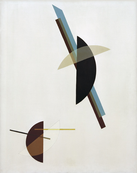 Auf weißem Grund van László Moholy-Nagy