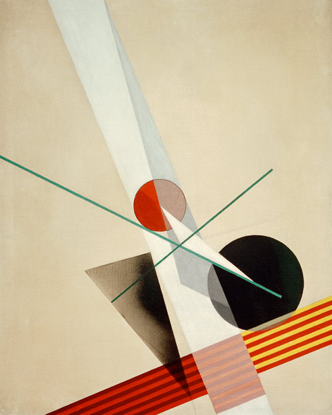 Komposition A XXI. van László Moholy-Nagy