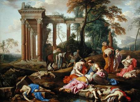 The Death of the Children of Bethel van Laurent de La Hyre