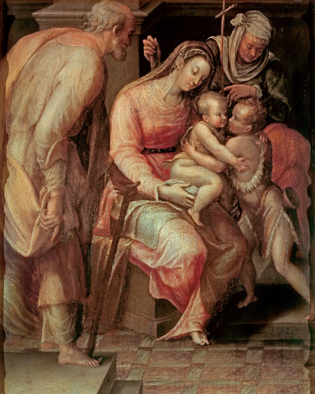 Die heilige Familie van Lavinia Fontana