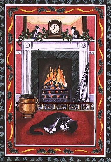 Christmas Fire  van Lavinia  Hamer