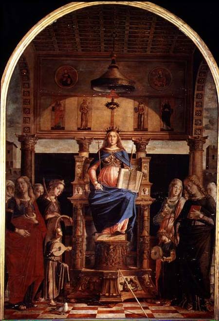 Santa Veneranda Altarpiece (panel) van Lazzaro Bastiani