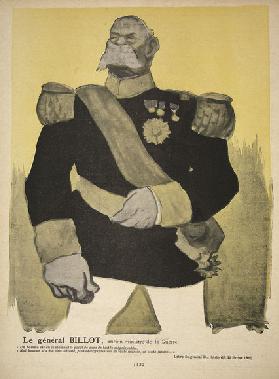 General Billot, former Minister of War, illustration from Lassiette au Beurre: Nos Generaux, 12th Ju