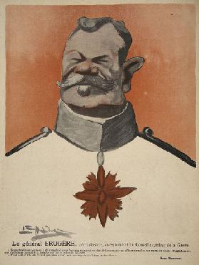 General Brugere, Generalissimo, Vice-President of the War Council, illustration from Lassiette au Be
