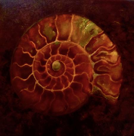 Red/Gold Ammonite