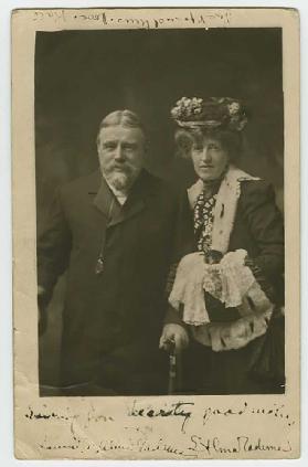 Sir Lawrence Alma-Tadema and Lady Alma-Tadema