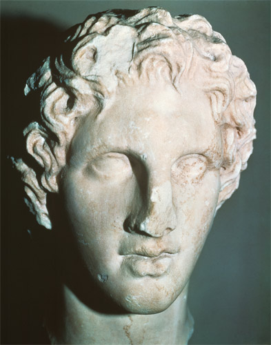 Head of Alexander the Great (356-323 BC) van Leochares