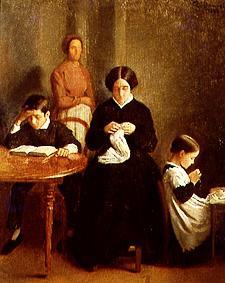 Die Familie des Künstlers. van Léon Bonnat