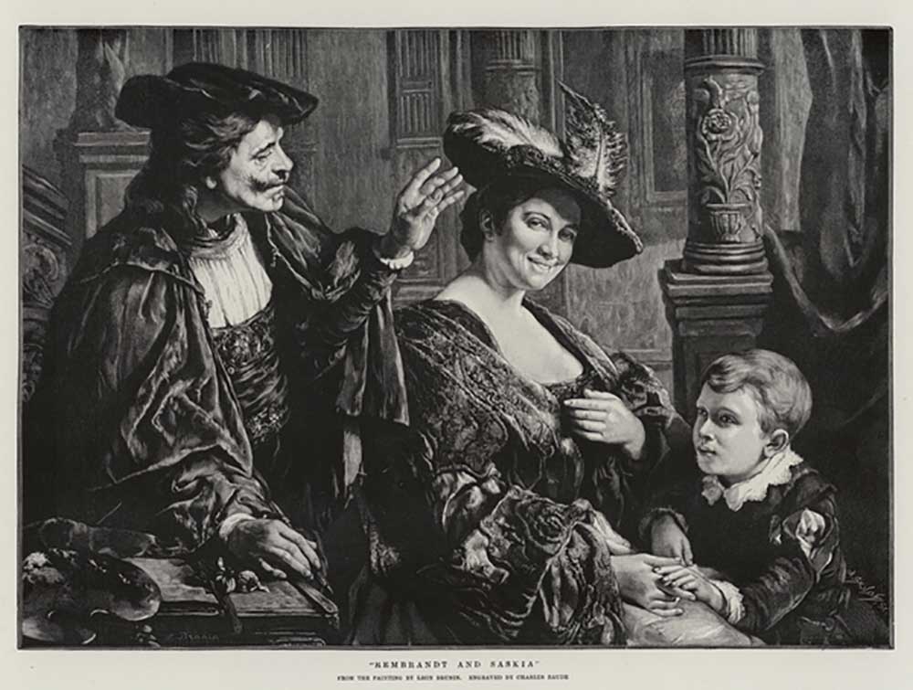 Rembrandt and Saskia van Leon Brunin
