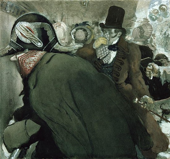 Illustration for ''The Nose'' Nikolai Gogol (1809-52) 1904 van Leon Nikolajewitsch Bakst