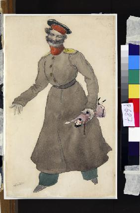 Costume design for the ballet The Fairy Doll by J. Bayer