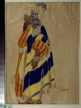 Costume design for the Ballet Islamey by M. Balakirev