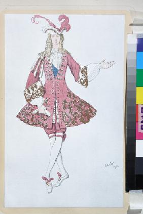Page de la princesse. Costume design for the ballet Sleeping Beauty by P. Tchaikovsky