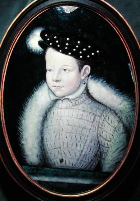 Portrait of Francis II (1544-60) as Dauphin of France van Leonard Limousin