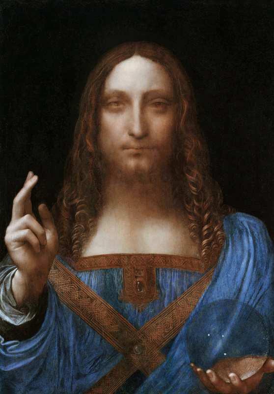 Christus als Salvator Mundi van Leonardo da Vinci