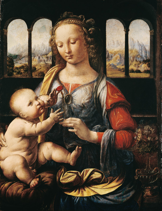 Madonna mit der Nelke van Leonardo da Vinci